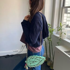 BRAND NEW Kate Spade mint leaf cross body bag